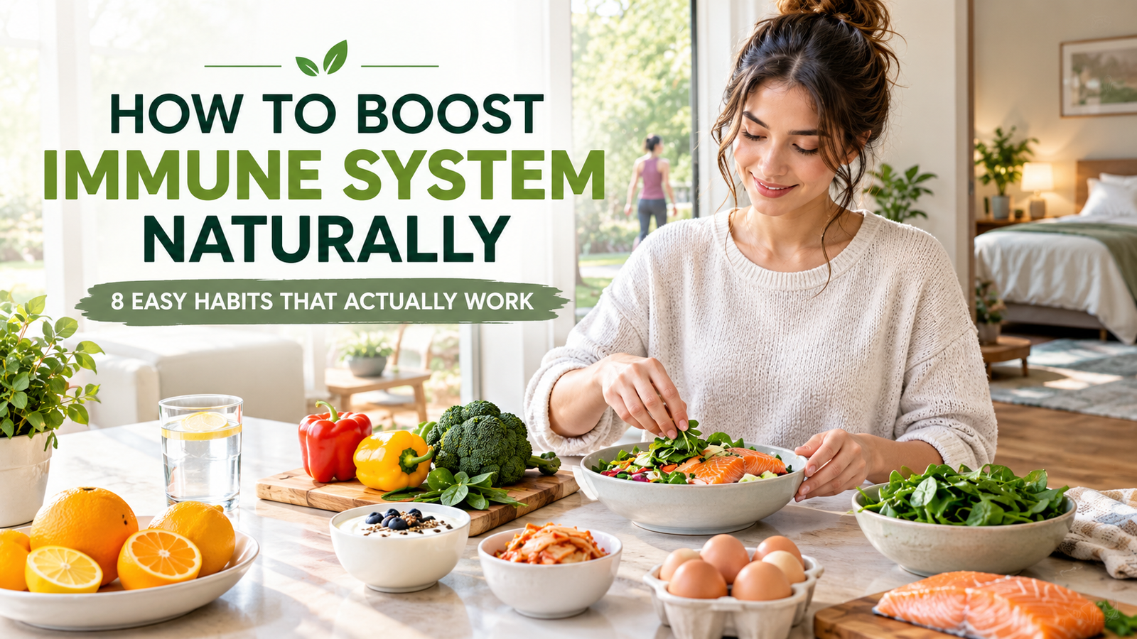 8 natural habits that support a healthy immune system and overall wellness